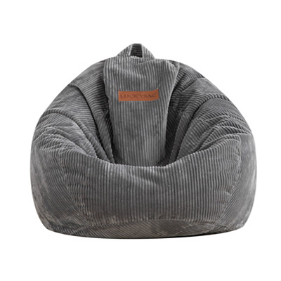 Corduroy Tear Shape Bean Bag